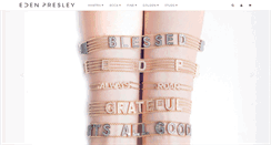 Desktop Screenshot of edenpresley.com