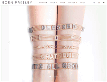 Tablet Screenshot of edenpresley.com